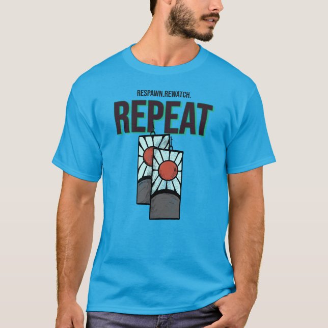 Camiseta Respawn. Rewatch. Repeat. (Frente)