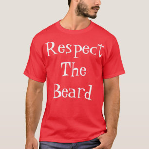 Camiseta Respect The Beard Santa Claus Christmas Graphic fu