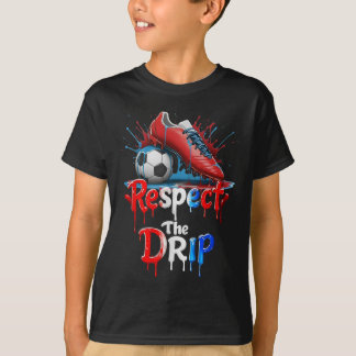 Camiseta Respect The Drip Soccer Graffiti Street Style 