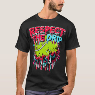 Camiseta Respect The Drip Tennis Ice Cream Drip With