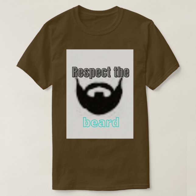Camiseta respeitar a barba 55 (Frente do Design)