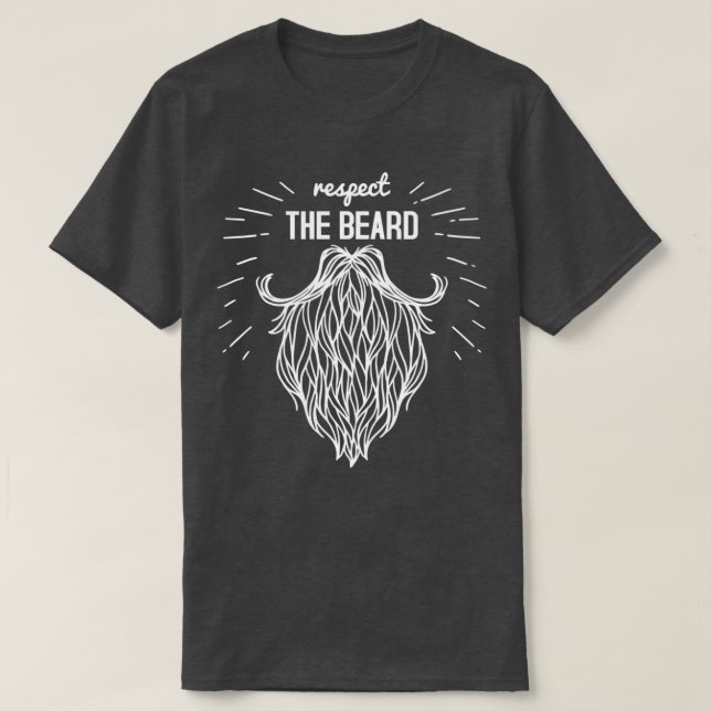 Camiseta respeitar a barba 6 (Frente do Design)