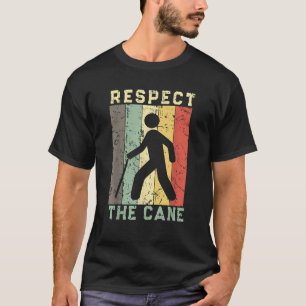 Camiseta RESPEITAR A Cegueira Cana Pessoas Cegos Cegueira