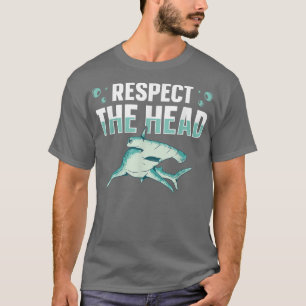 Camiseta Respeitar a Design de cabeça de um Hammerhead Shar