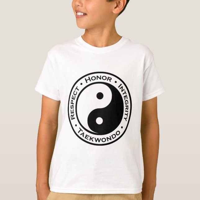 Camiseta Respeitar a integridade honesta Taekwondo (Frente)