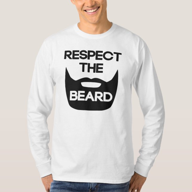 Camiseta Respeite a barba (Frente)