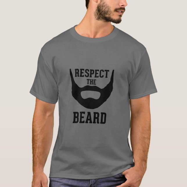 Camiseta Respeite a barba (Frente)