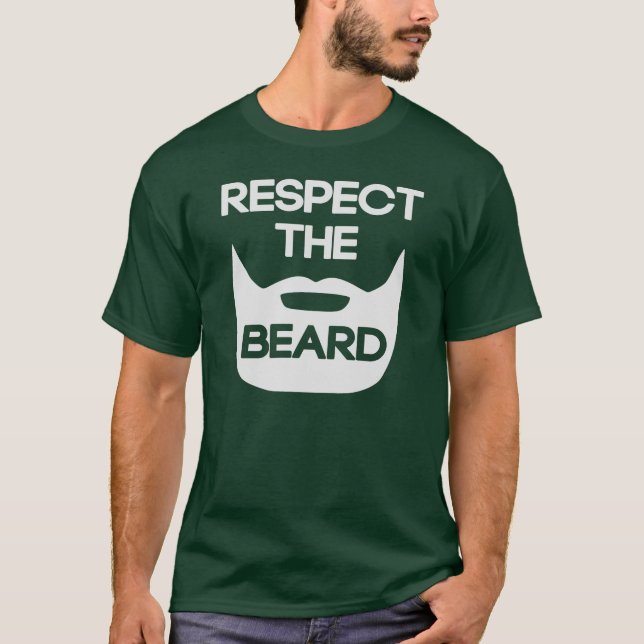 Camiseta Respeite a barba (Frente)