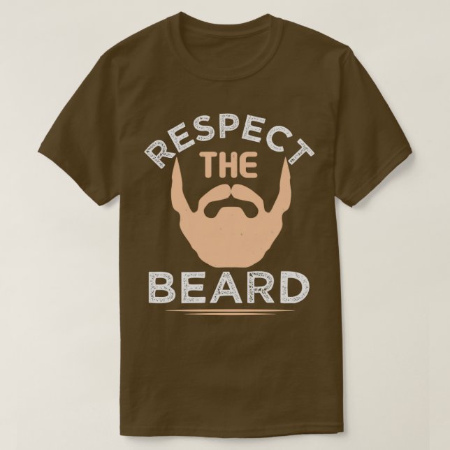 Camiseta Respeite a barba 40 (Frente do Design)