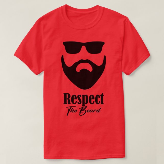 Camiseta Respeite A Barba 5 (Frente do Design)