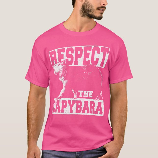 Camiseta Respeite A Capybara (Frente)