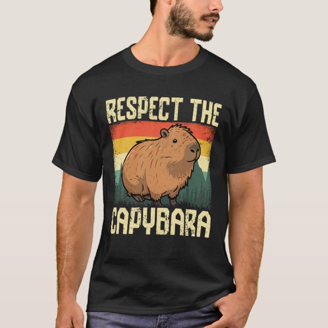 Camiseta Respeite A Capybara (Frente)