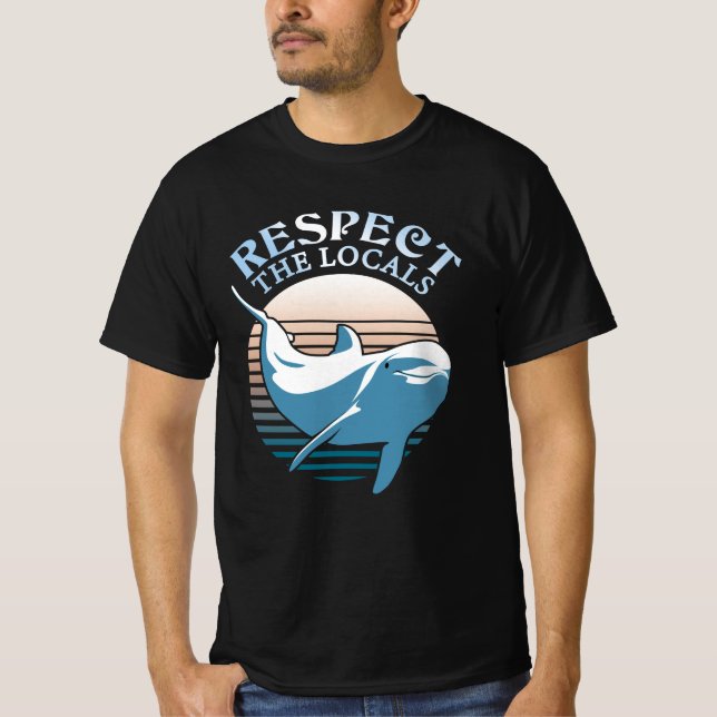 Camiseta Respeite a citação local - Consciencialização dos  (Frente)