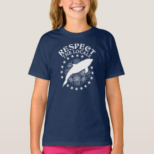 Camiseta Respeite A Citação Local - Golfinho Lover