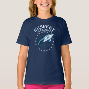 Camiseta Respeite A Citação Local - Golfinho Lover