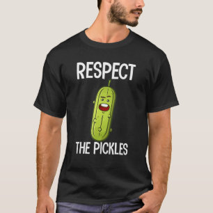 Camiseta Respeite A Comida De Pepino De Pepino