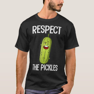 Camiseta Respeite A Comida De Pepino De Pepino
