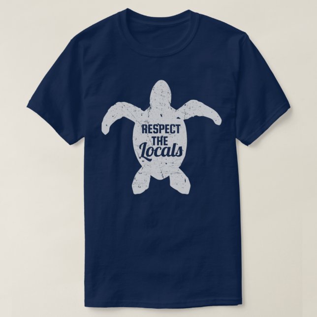 Camiseta Respeite A Conservação Das Tartarugas Marítimas Lo (Frente do Design)