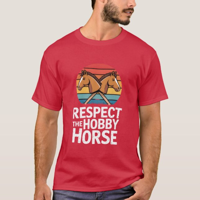 Camiseta Respeite a família Hobby Horse (Frente)