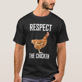 Camiseta Respeite A Fazenda De Frango Para Frango