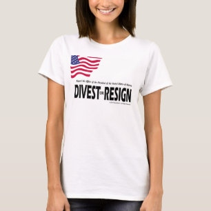 Camiseta Respeite a presidência… privam-se ou renunciam-