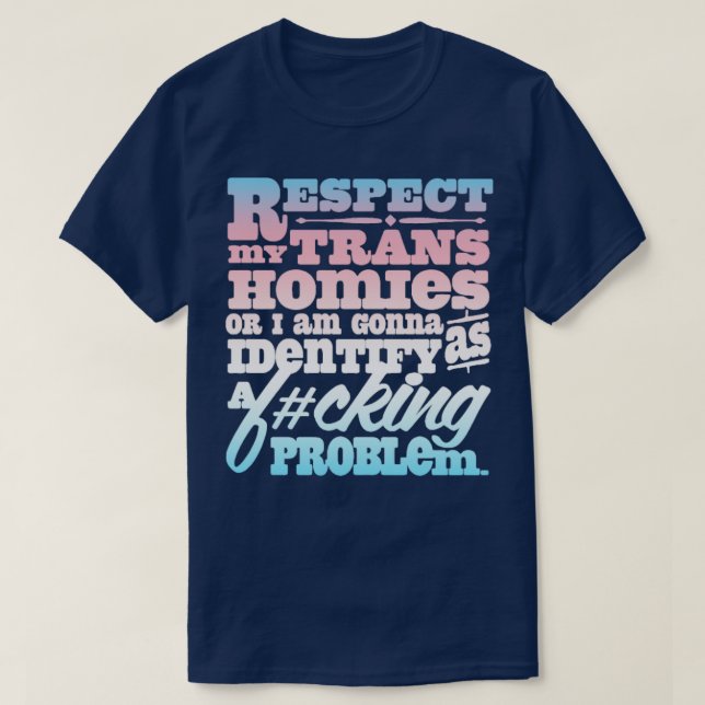 Camiseta Respeite As Minhas Transmissões Ou Vou Identificar (Frente do Design)