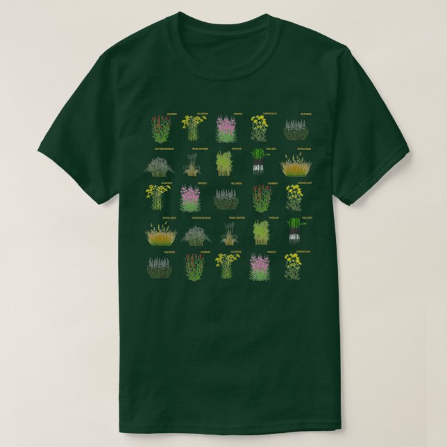 Camiseta Respeite as plantas Indígenas no índigo  (Frente do Design)