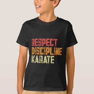 Camiseta Respeite Disciplina Carate Fighter