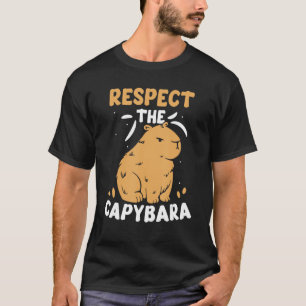 Camiseta Respeite O Animal Rodent Capybara Capybaras