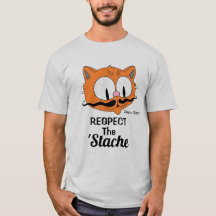 Respeite O Bigode Cartoon Gato Bigodudo