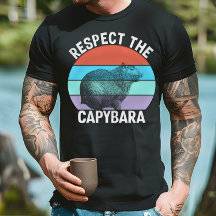 Respeite O Capivara Capybara Engraçado Amante