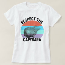 Respeite o Capivara Roedor Engraçado Capivara