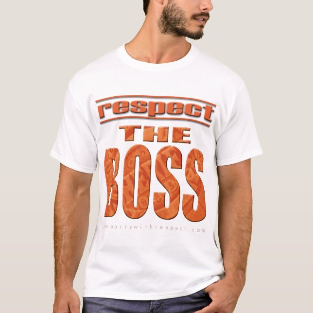 Camiseta Respeite o chefe (Frente)
