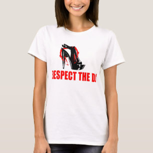 Camiseta Respeite o DJs fêmea