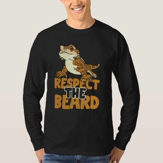Camiseta Respeite O Dragão Barba Lizard (Frente)