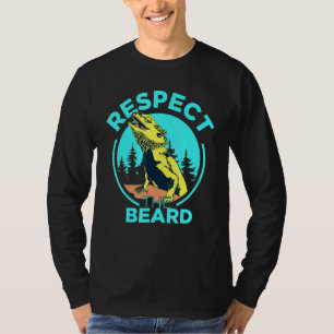 Camiseta Respeite O Dragão Barbudo Pogona Lizard Bea