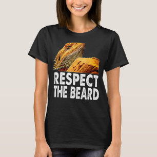 Camiseta Respeite O Dragão Engraçado De Barba, Lizard Owne