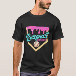 Camiseta Respeite O Drip Bysebyll Home Plate Sorvete Drip