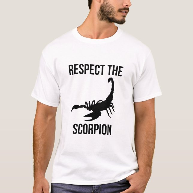 Camiseta Respeite o Escorpião (Frente)