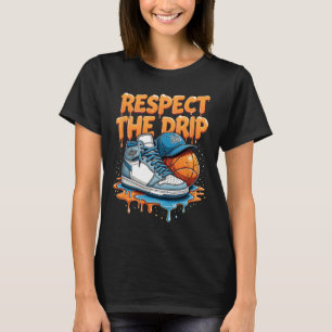 Camiseta Respeite O Estilo De Rua Sketll Swag De Tênis Drip