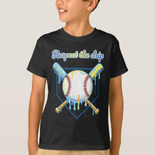 Camiseta Respeite O Gotejamento Bysebyll Home Plate Sorvete