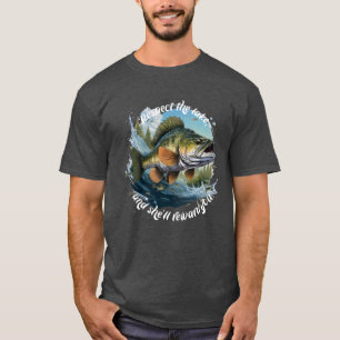 Camiseta Respeite O Lago E Você Será Recompensado