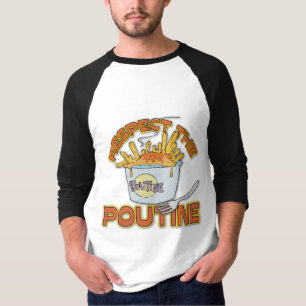 Camiseta Respeite o Poutine