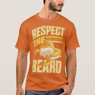 Camiseta Respeite O Réptil De Dragão Engraçado