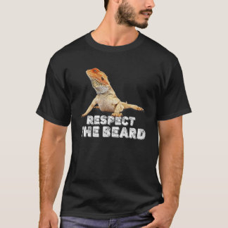 Camiseta Respeite O Réptil De Dragões Com Barba