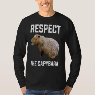 Camiseta Respeite O Rodente Capybara Capibara