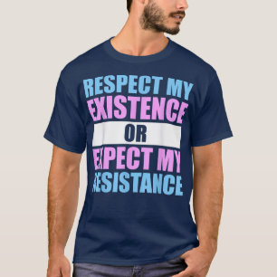 Camiseta Respeite o Sinalizador do Orgulho LGBTQ dos Direit