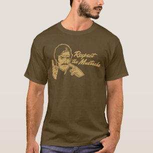 Camiseta Respeite o t-shirt do bigode