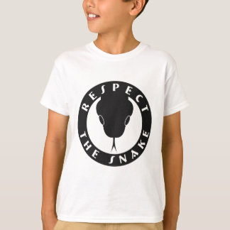 Camiseta Respeite o t-shirt dos miúdos do cobra