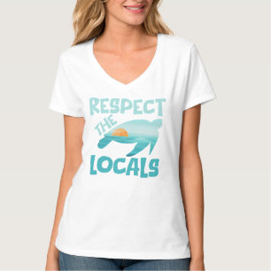 Camiseta Respeite os Locais, Vida de Praia